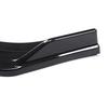 Glossy Black Front Lip for 2016-18 Honda Civic Splitter Corner Caps Body Kit