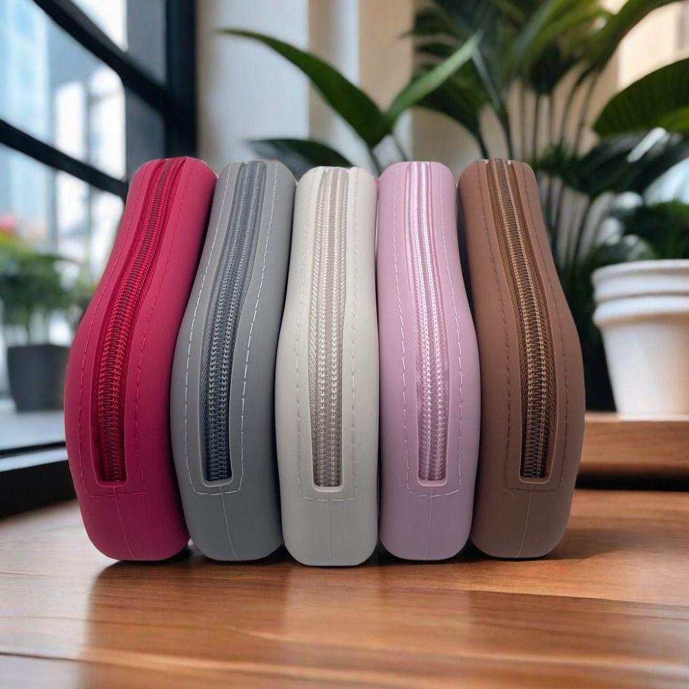 Кошелек для монет, многофункциональная сумка для хранения, прямоугольная сумка для мелких предметов, силиконовая косметичка для отдыха на природе