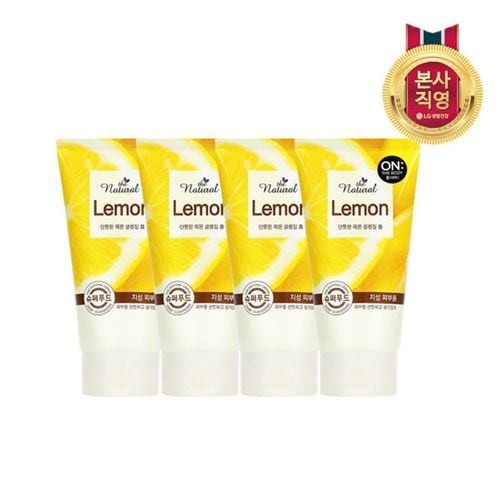 ON THE BODY The Natural Refreshing Lemon Cleansing Foam 120g X 4