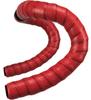 Lizard Skins DSP Bar Tape with Bar End Crimson Red V2, 3.2mm Thick, Screw-in Plugs,