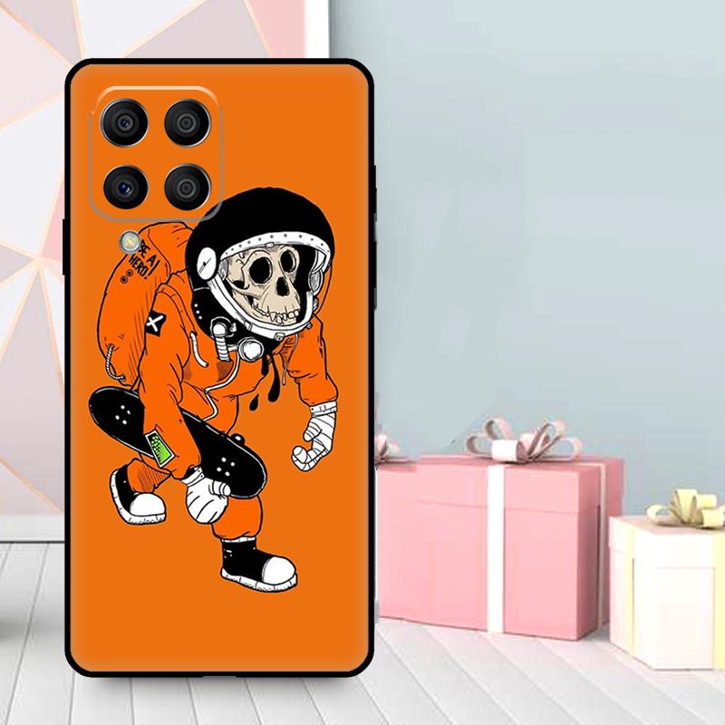 Мультяшный чехол-обезьянка для Samsung Galaxy M56 M52 M32 M53 M16 M11 M21 M31 M35 M12 M13 M14 M15 M36 M55 M34 M54