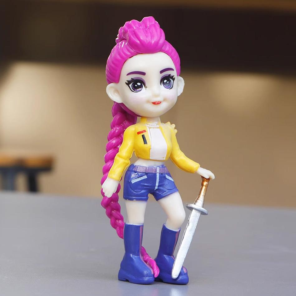 10cm Kpop Devil Hunter Rumi Zoe Mira Anime Character Collection Desktop Trinkets  New Year Gift for Children