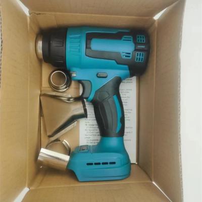 Беспроводной термофен с 3 насадками для аккумулятора Makita 18V, бытовой фен, электроинструмент