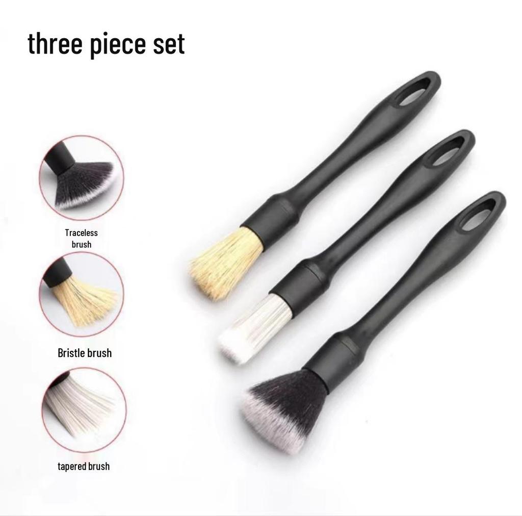 Кисть для детализации салона автомобиля с мягкой щетиной для вентиляционных отверстий, щелей и краев