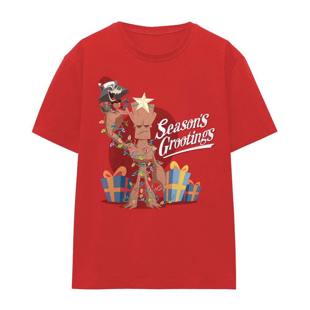 Guardians Of The Galaxy Womens/Ladies Seasons Grootings T-Shirt
