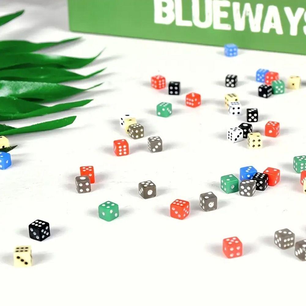 5mm Mini Dice 6 Sided Party Dice D6 Colored Dice  Gambling Game