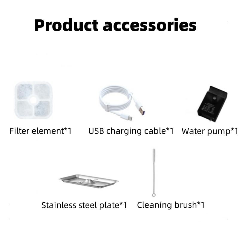 Беспроводной сенсорный фильтр для воды с объемом 5 литров, многоцикловой, живой, для домашних животных, автоматическая поилка, бесшумная, умная кормушка для воды для домашних животных