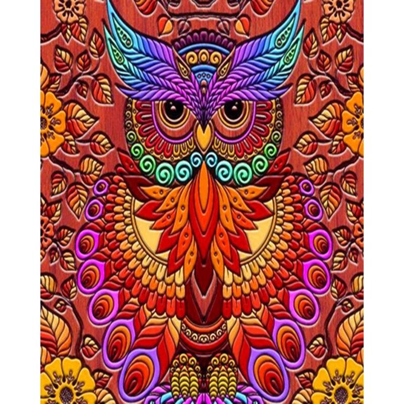 5D Diamond Mosaic Owl Needlework DIY Full Sets Diamond Embroidery Animal Picture Of Rhinestones Home Decor
