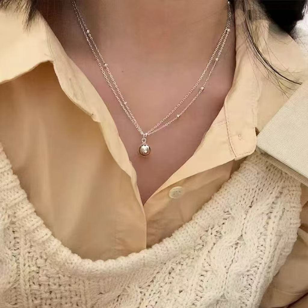 Жемчужное ожерелье женское нишевое легкое роскошное дизайнерское модное темпераментное цепочка на ключицу цепочка на шею цепочка на свитер цепочка из бисера