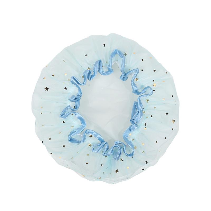 Bathroom Waterproof Shower Cap Kitchen Oil-proof Sanitary Hat Women Hair Salon Bathroom Supplies Thicken Elastic Bath Hat Cute