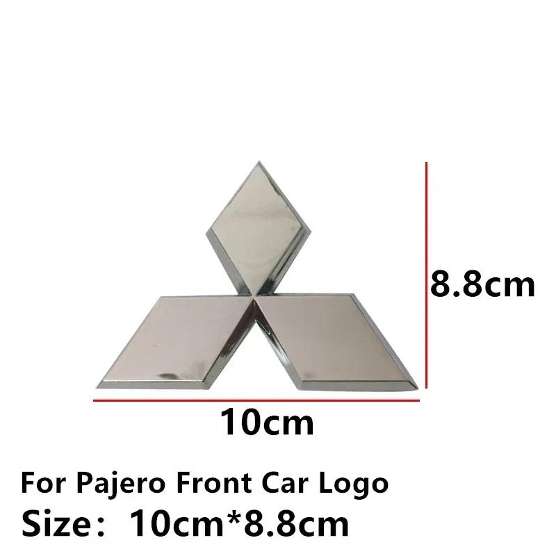 ABS Car Rear Trunk Badge Front Grille Emblem Decals Sticker for Mitsubishi Lancer Pajero V3 Exterior Accessoreies WJ0