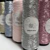 Многоцветная тонкая пряжа Диаметр 0,8 мм DIY Металлический цвет Сердцевинная пряжа Вязание крючком Шелк Ручное плетение Швейные принадлежности для вязания крючком
