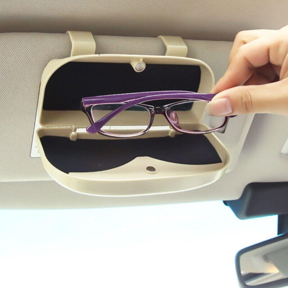 Magnetic Car Sun Visor Glasses Case Reusable Auto Sunglasses Organizer Car Glasses Holder