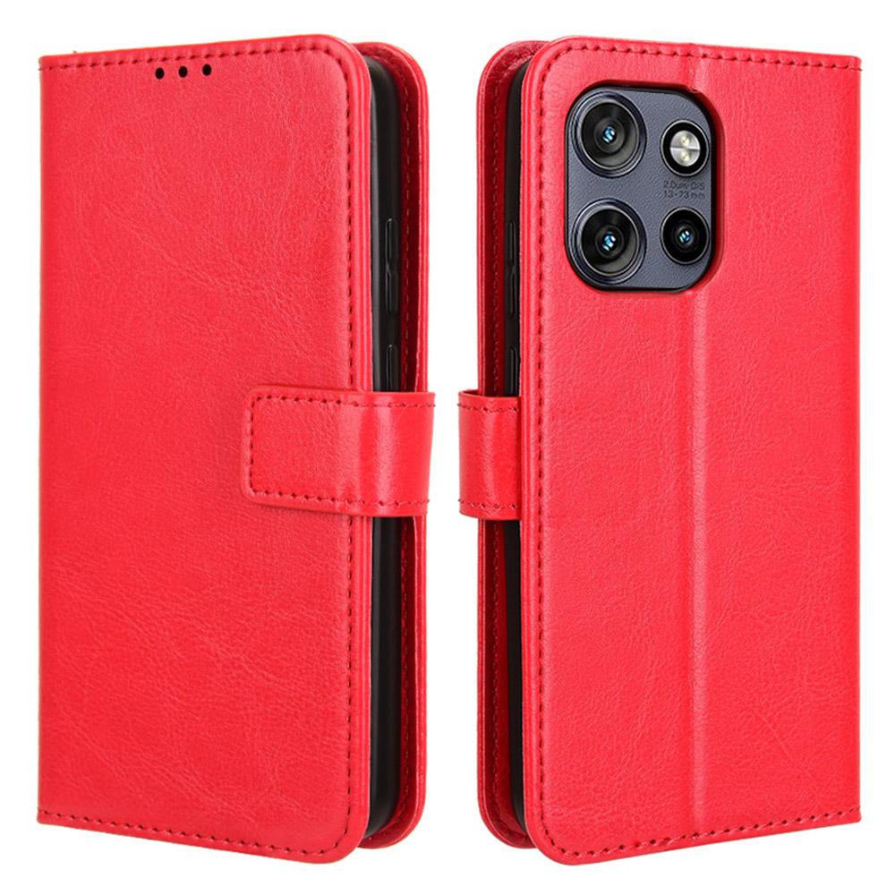 For Motorola Edge 60 Neo 5G/Thinkphone 25 5G/Edge 50 Neo 5G/Moto S50 5G Case Crazy Horse Texture PU Leather Phone Wallet Cover