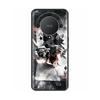 Чехол для Honor Magic 6 Lite Magic6 Lite Жидкий силикон Мягкий ТПУ Задний бампер Череп Мраморный принт Fundas Для Honor Magic 6 Lite 5G