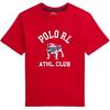 Футболка с коротким рукавом и круглым вырезом Polo Logo, детские топы, красный цвет CWPOTSHY8020927-600