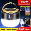 Waterproof Outdoor Solar LED Tent Bulb - Emergency & USB Rechargeable Lighting for Night Markets