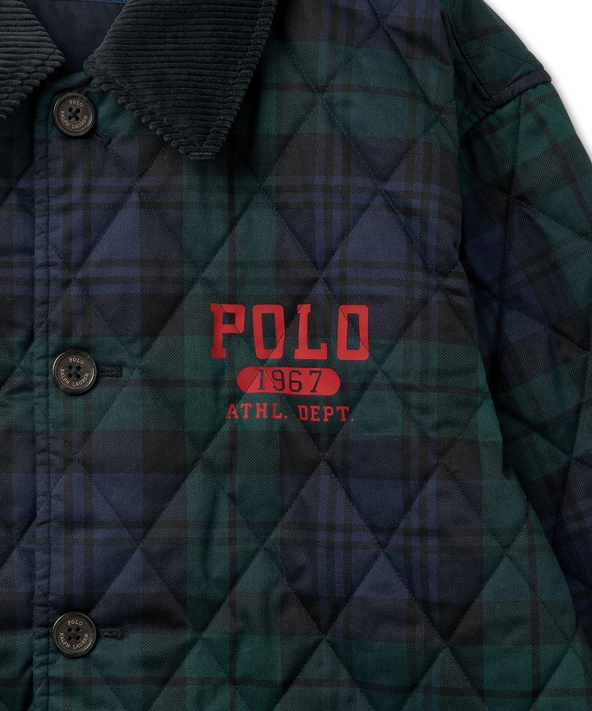 Polo Ralph Lauren Logo Plaid Short Coat - Multicolor