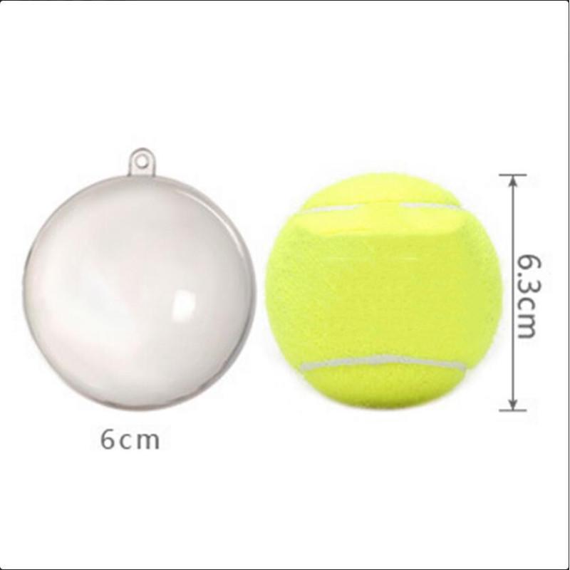 Прозрачный полый пластиковый шар, используемый в качестве рождественского украшения, коробки для конфет и подвески вечных цветов