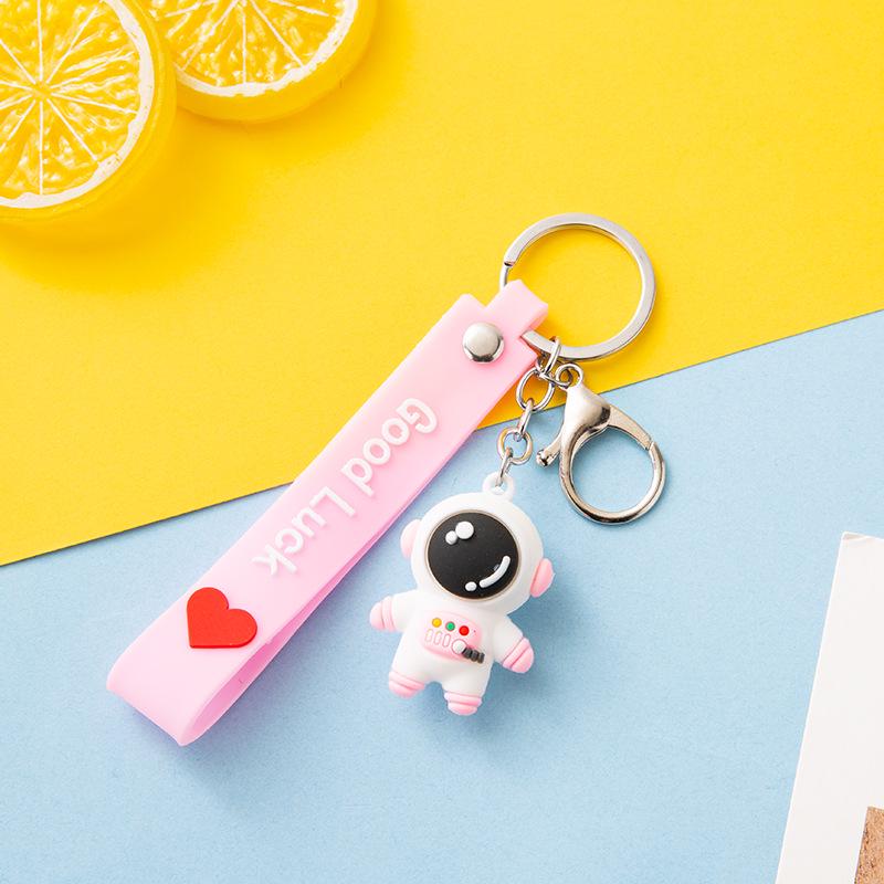 Брелок с мультяшным космонавтом: Милая кукла-космонавт-подвеска для сумок и машин