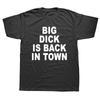 I'M Shy But I Have A Big Dick T Shirt Funny Birthday Gift for Best Friend Husband Unisexs T Shirts Big Dick Is Back In Town T-shirt
