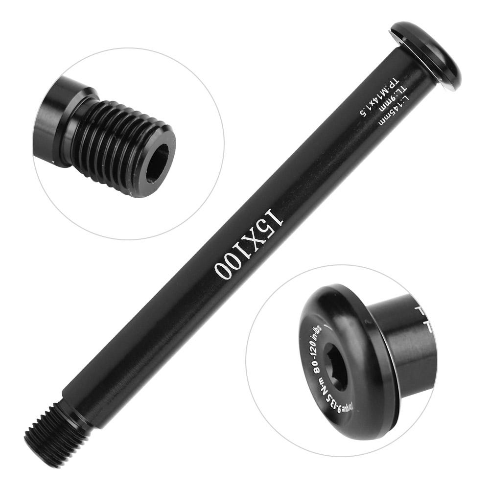 Bike Bicycle Front Fork Barrel Hubs Tube Shaft Axle Lever 100*15mm for FOX SC32 34 36