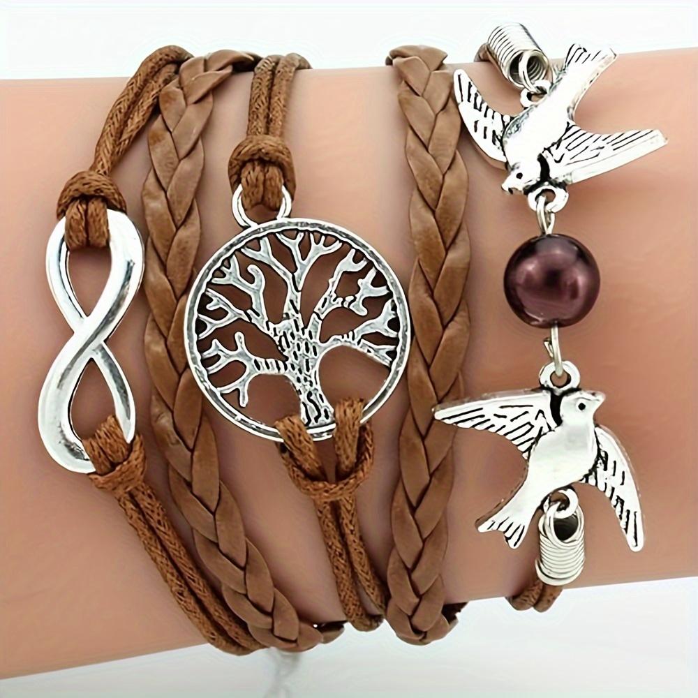 6/24/48pcs Alloy Gold Silver Life Tree DIY Accessories Life Tree Pendant Retro Alloy Necklace Bracelet Pendant