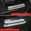 For TOYOTA TACOMA 2024 2025 steel inner outer  Door Welcome Pedal Threshold Bar Cover Trim Strips Door Sill Pad Car Accessories