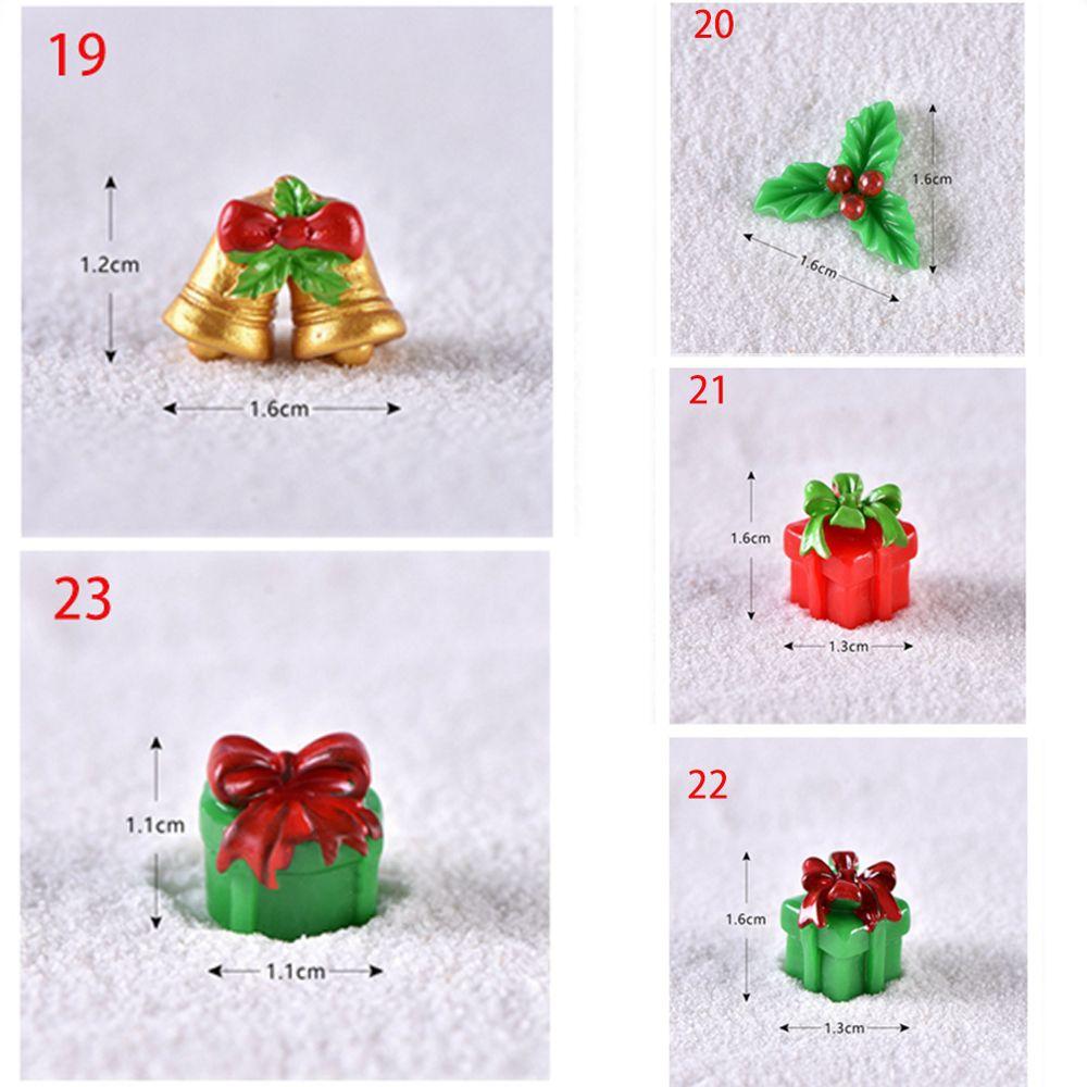 Mini Santa Claus 1 Pcs Resin Crafts Gift Christmas Decoration Christmas Ornaments Micro Landscape Figurines