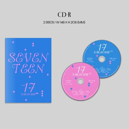 SEVENTEEN - ЛУЧШИЙ АЛЬБОМ SEVENTEEN [17 ПРЯМО ЗДЕСЬ] ДОРОГОЙ VER. [2CD] Случайный