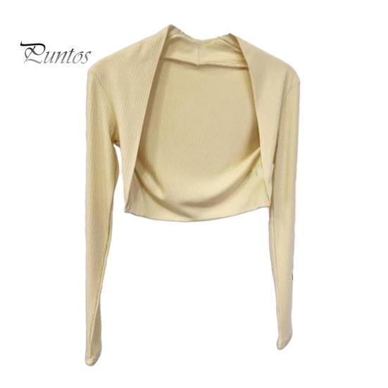 Солнцезащитная одежда, однотонная, с длинным рукавом, облегающая, солнцезащитная куртка, универсальный однотонный костюм для танцев и йоги