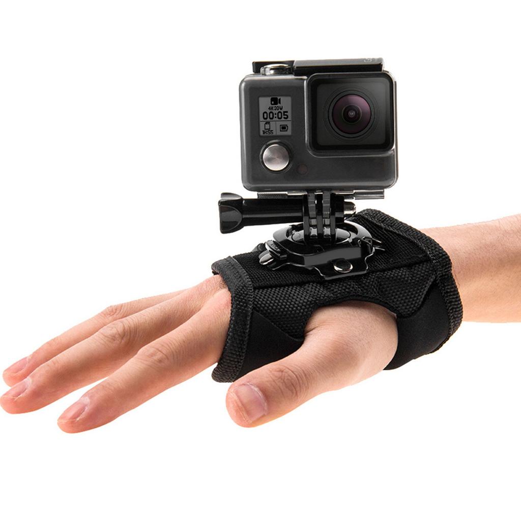 360 degrees  Rotation Hand Wrist Strap Band Mount Arm Belt for Gopro Hero 4 3+ 3 2 1