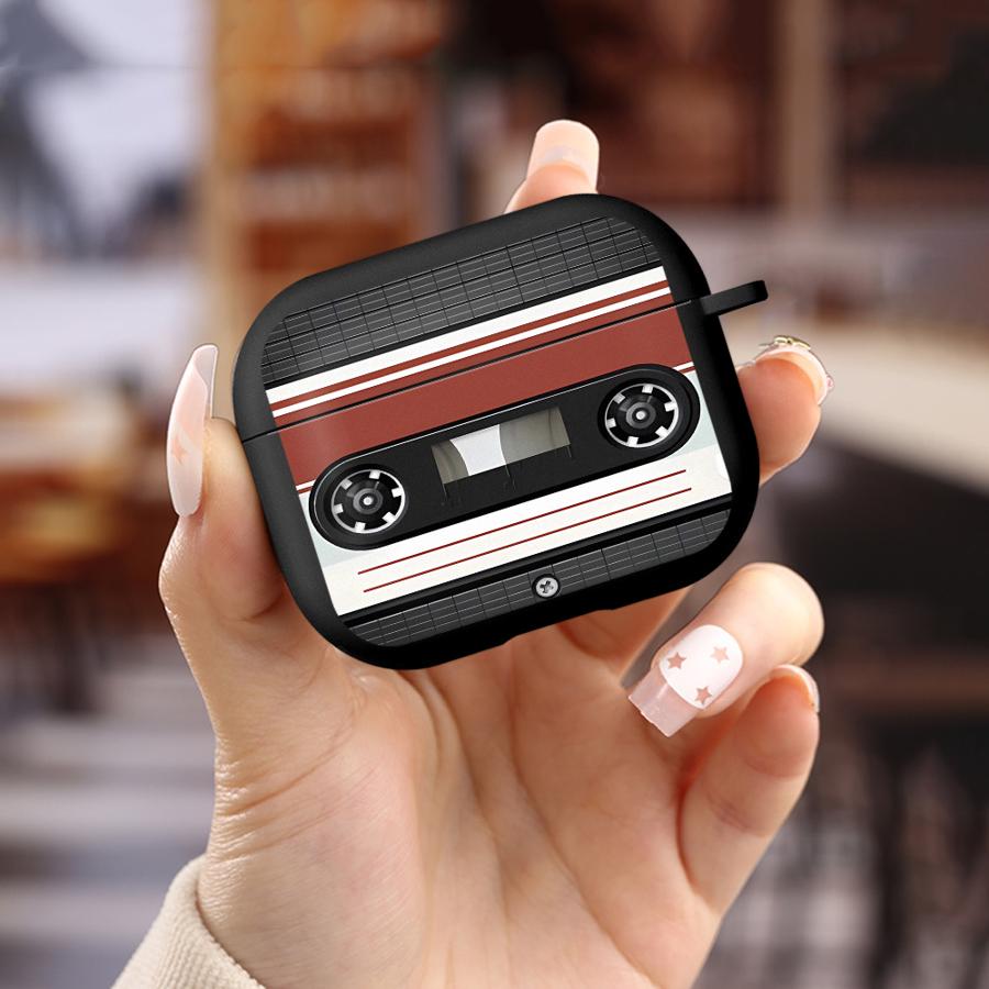 Чехол для наушников Чехол-крышка Для Airpods 2 1 Pro Pro2 Pro3 3 4 Классическая Кассетная лента