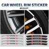 4Pcs Aluminum Car Badge Styling Wheel Hub Rims Decor Stickers For Corolla Yaris Auris RAV4 Land Cruiser Camry Highlander