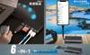USB-C - Lightning кардридер для SD-карт (6-в-1) Адаптер-кабель для зарядки iPhone 16, 15, 14, двойной порт USB 3.0/2.0, Micro SD, TF, передача флэш-памяти,