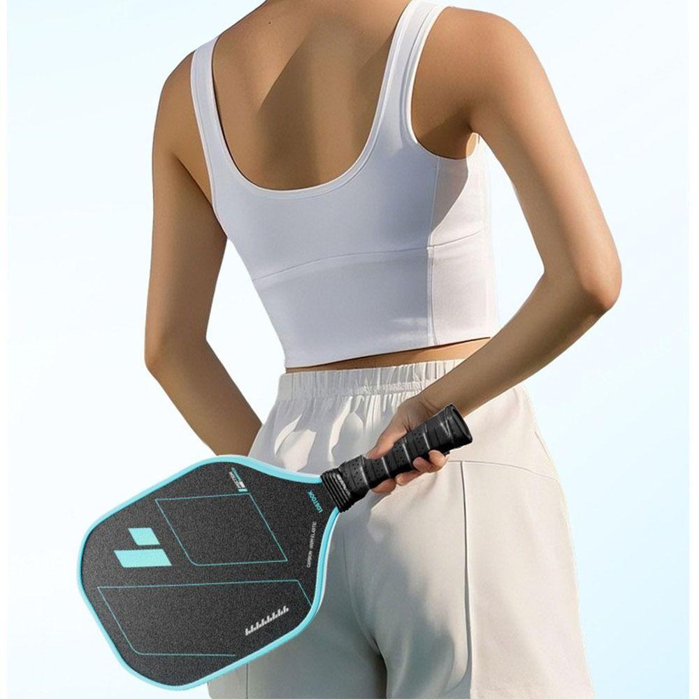 Non Slip Grip Pickleball Racquet Ribbed Handle Pickleball Training Equipment Gifts