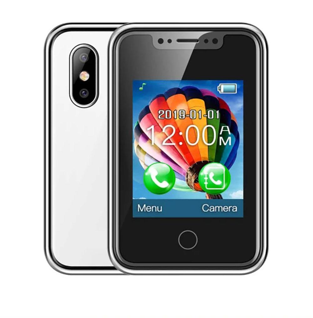 8XR Super Small Phone 2G GSM 1.77inch Touchscreen Wireless Dialer 350mAh CellPhone SMS Multimedia Feature Phone