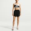 Nike Спортивный бюстгальтер Swoosh Средняя поддержка Color Block U-образной формы Женское нижнее белье IM9905-010