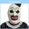 Маска клоуна Terrifier латексная аксессуар для костюма на вечеринку Хэллоуин для косплея и тематических мероприятий