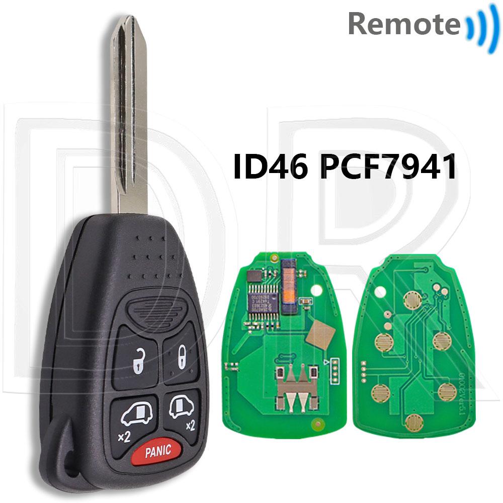 Отличный OHT692713AA ID46 PCF7941 315/433 МГц Автомобильный пульт-ключ для Jeep Grand Cherokee Chrysler Town Country Sebring Cruiser Dodge