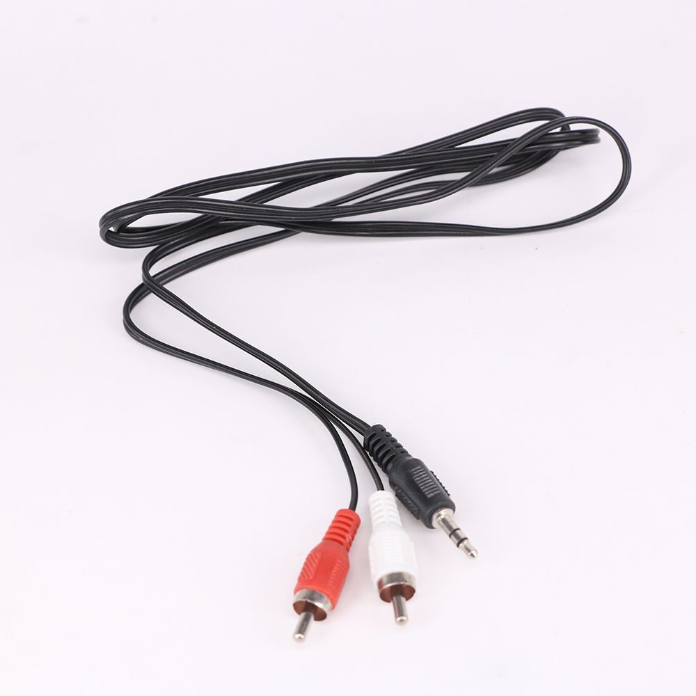 Mp4 1m 7AIY Computer TO Mobile 3.5mm Jack Speaker Stereo Cable 3.5mm To 2 RCA Audio Line
