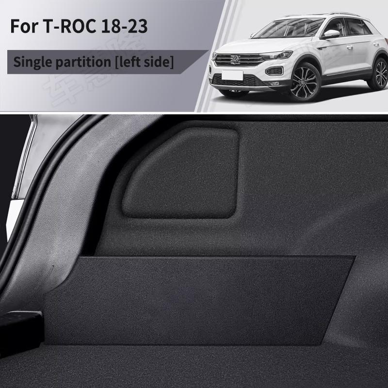 Suitable For Volkswagen T-ROC 2018-2023 Leling Trunk Partition Interior Decoration Car Supplies Storage and Storage Box