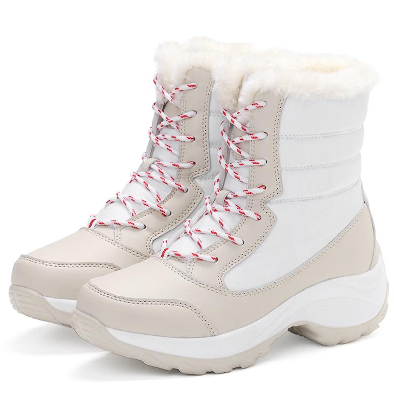 Snow Boots Plush Warm Ankle Boots for Women Winter Shoes Waterproof Boots Women Female Winter Shoes Booties Botas Mujer