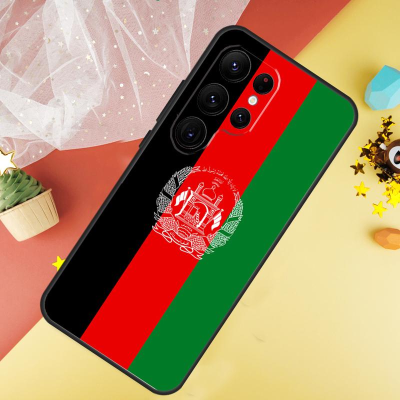 Афганский Афганистан Флаг Баннер Чехол для Телефона Для Samsung Galaxy S25 S26 Ultra S21 S20 S22 S23 Ultra S10 Plus S24 FE Чехол