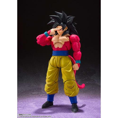 TAMASHII NATIONS S.H.Figuarts Dragon Ball Z Super Saiyan 4 Son Goku, Approximately 150mm, PVC & ABS Painted Action Figure