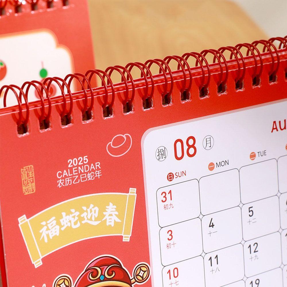 Standing Flip 2025 Desk Calendar Schedule Desktop Calendar  Home Office