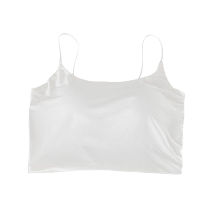 Women Solid Color Camisole Sling Bra Vest
