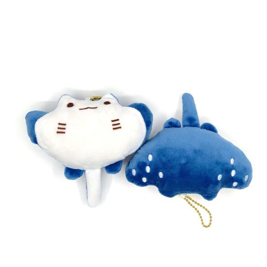 Lovely Devil Marine Animal Fish Plush Pendant Cartoon Rays Doll Plushies Ornament Soft Stuffed Animal Purse Charms