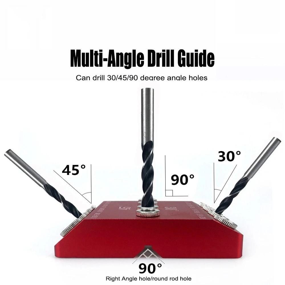 30 45 90 Degree Vertical Drilling Guide Bubble Level Angle Drill Guide  Cable Railing