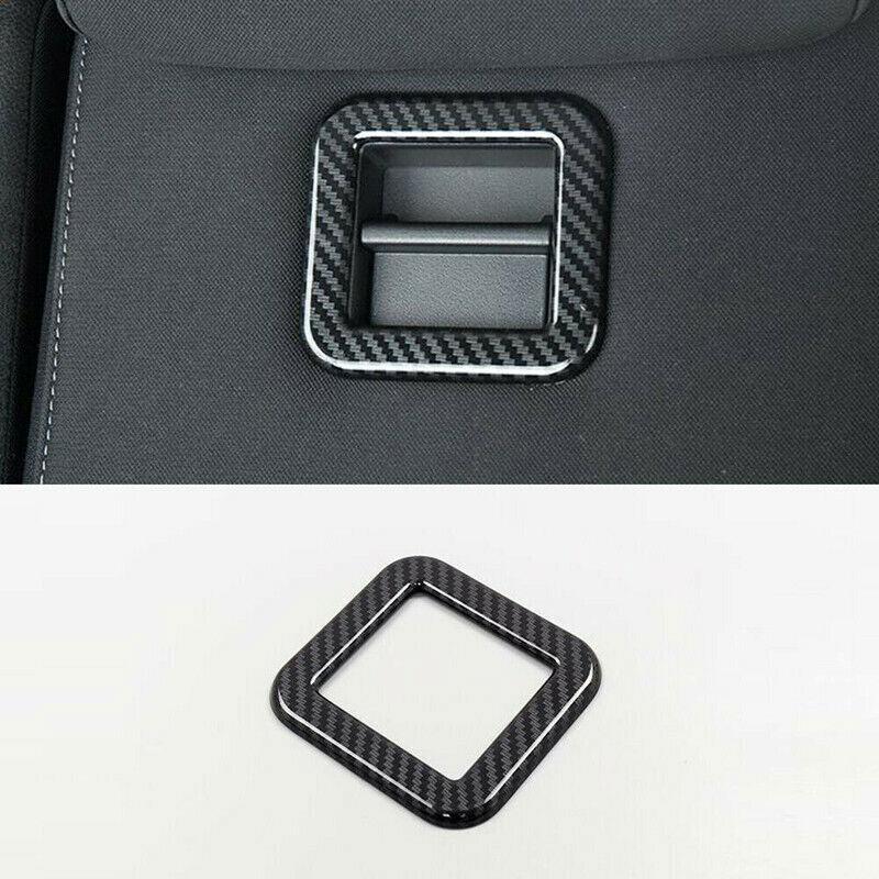 For Honda CR-V CRV 2017- Carbon Fiber Rear Armrest Switch Button Cover Trim
